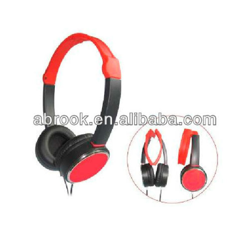 Hot selling colorful foldable stereo headphone dj