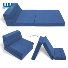 Wholesale L Shaped Folding Foam Sofa Bed for Multi-Purpose Use
