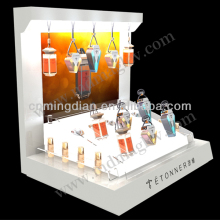 high quality acrylic led perfume cosmetics pop display stand