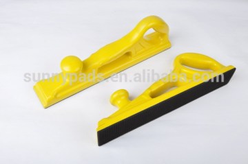 Hand Sanding pads PSA for flat face sanding With Sanding Paper Slots