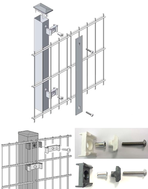 656 Wire Fencing Panel