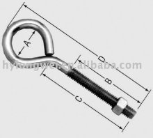 galvanized steel welded eye bolt,eye screw,ring bolt