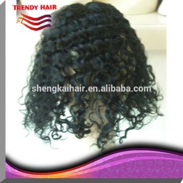 French Lace Afro Kinky Curl Top Closure