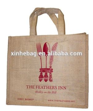 Jute Made Printed HanBag/jute bags manufacturers in karachi