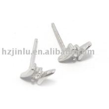 Free shipping fee! Lady earring, 925 sterling silver eardrop(E010094)