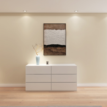 Modern Simple Solid Wood Sideboard with Large Storage