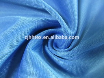 China breathability polyester dyed tricot fabric for garments