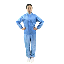 5mm ESD Fabric Blue Anti-Static Safety Work Clothes