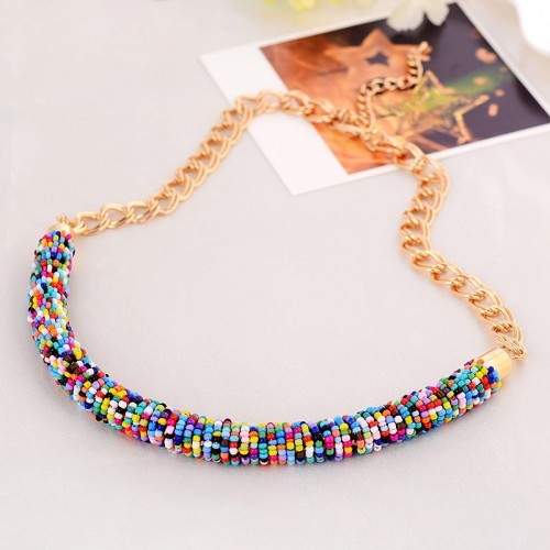 Latest Design Small Beads Necklaces Various Color For Women