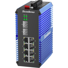 Switch Ethernet gerenciado por Poe Industrial 8*10/10/1000base-tx+2*porta de uplink SFP