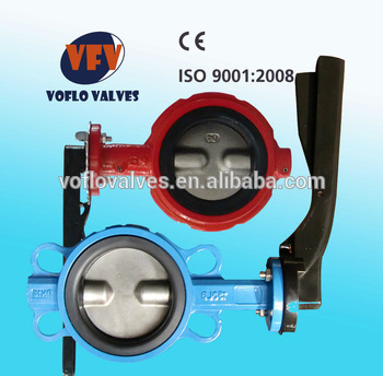 GGG-40 half steam wafer resilient seated butterfly valves