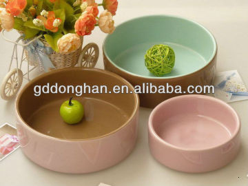 2015 new ceramic animal water bowl