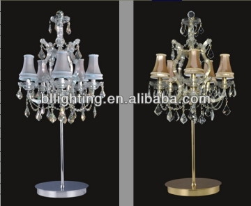 Modern fancy big crystal tabel lamp