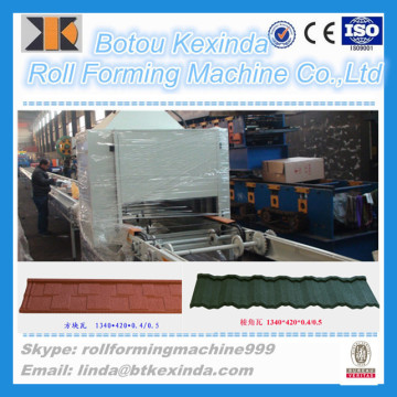 stoned coated roofing tile roll forming machine