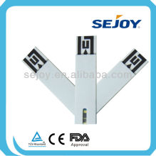 Blood glucometer test strip