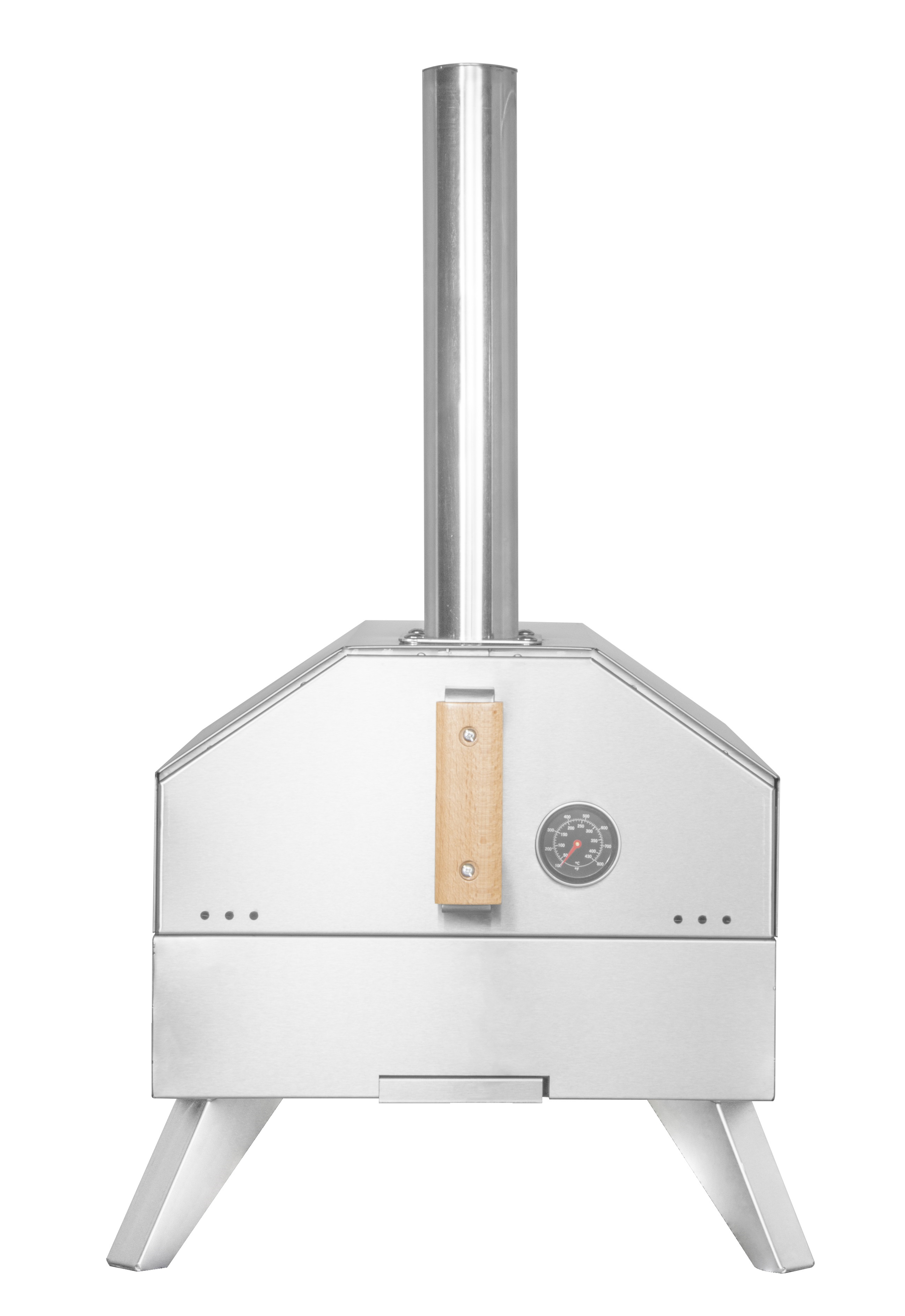 Kemper Group Horno de gas para pizza en acero inoxidable 4,8 kW