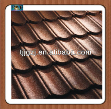 Stone coated metal roofing shingle