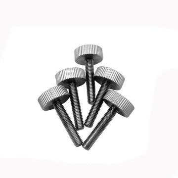 Metric stainless steel knurled-Head shoulder thumb screw