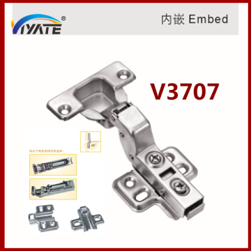 Full overlay cabinet door hinge butterfly adjustable hydraulic buffer hinge