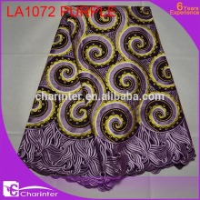 swiss voile lace fabric african lace fabrics big lace fabrics big voile lace lace closure LA1072 purple