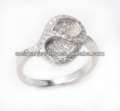 new engagement couple silver rings
