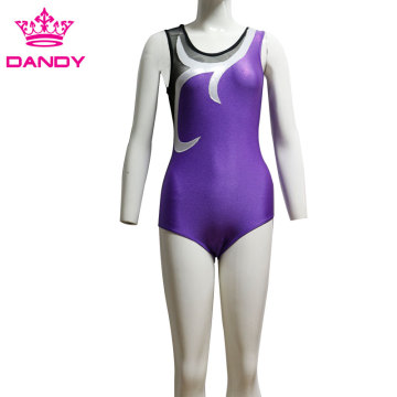 Cô gái Thể dục Không tay Đào tạo Leotard