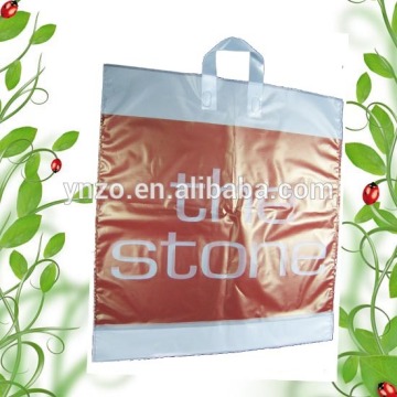 Loop handle plastic carrier bag