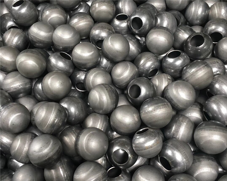 Low Carbon Steel Hollow Ball for Ball-joint Stanchions with Dia. 76*3mm | Steel Ball with Hole