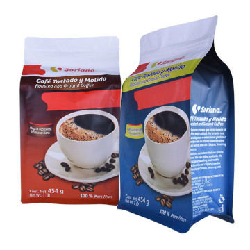 Изысканный Ziplock Top Coffee Bags плоский нижний чехол