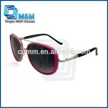 Two-Tone Metal Sunglasses Sunglasses Custom Metal Logo