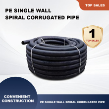 PE Single Wall Spiral Corrugated Pipe 25mm Diameter
