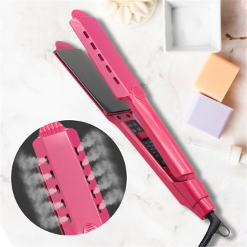 Professional Hair Curler Straightener Curling Iron Brush