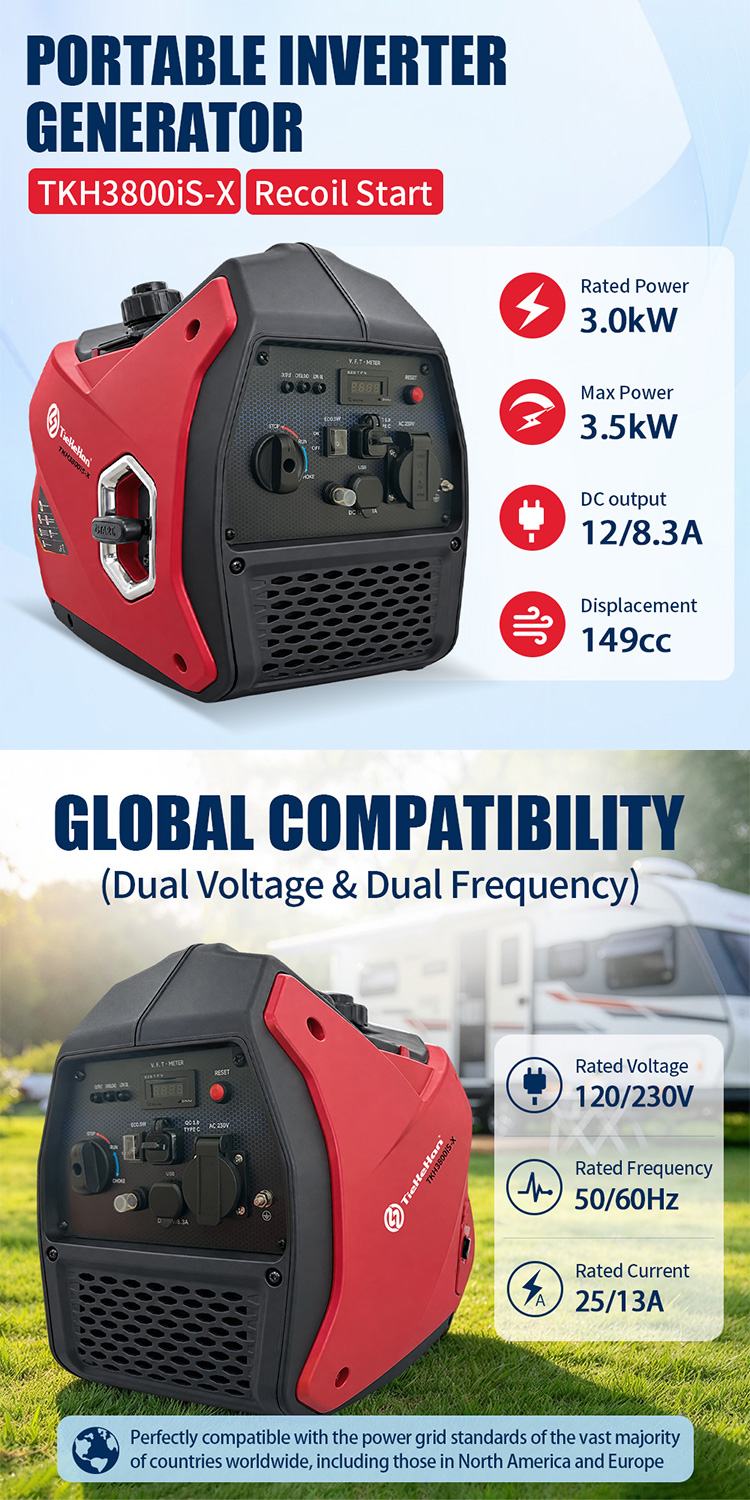 Generador de gasolina inversor TKH3800iS-X(3) TKH3800iS-X Inverter Gasoline Generator(3)