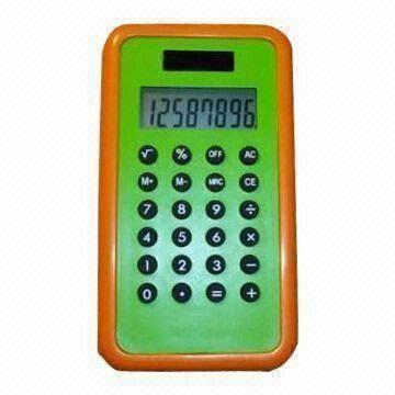 Promotional Calculator with Portable, Square Root and Percentage Functions