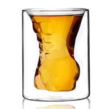Fashion Strong Muscle Man Glass Whiskey Cup/Bar Cup