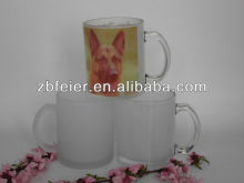 11OZ coated glass beer mug