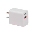 PD 18W QC3.0 Prise murale Adaptateur secteur Chargeur