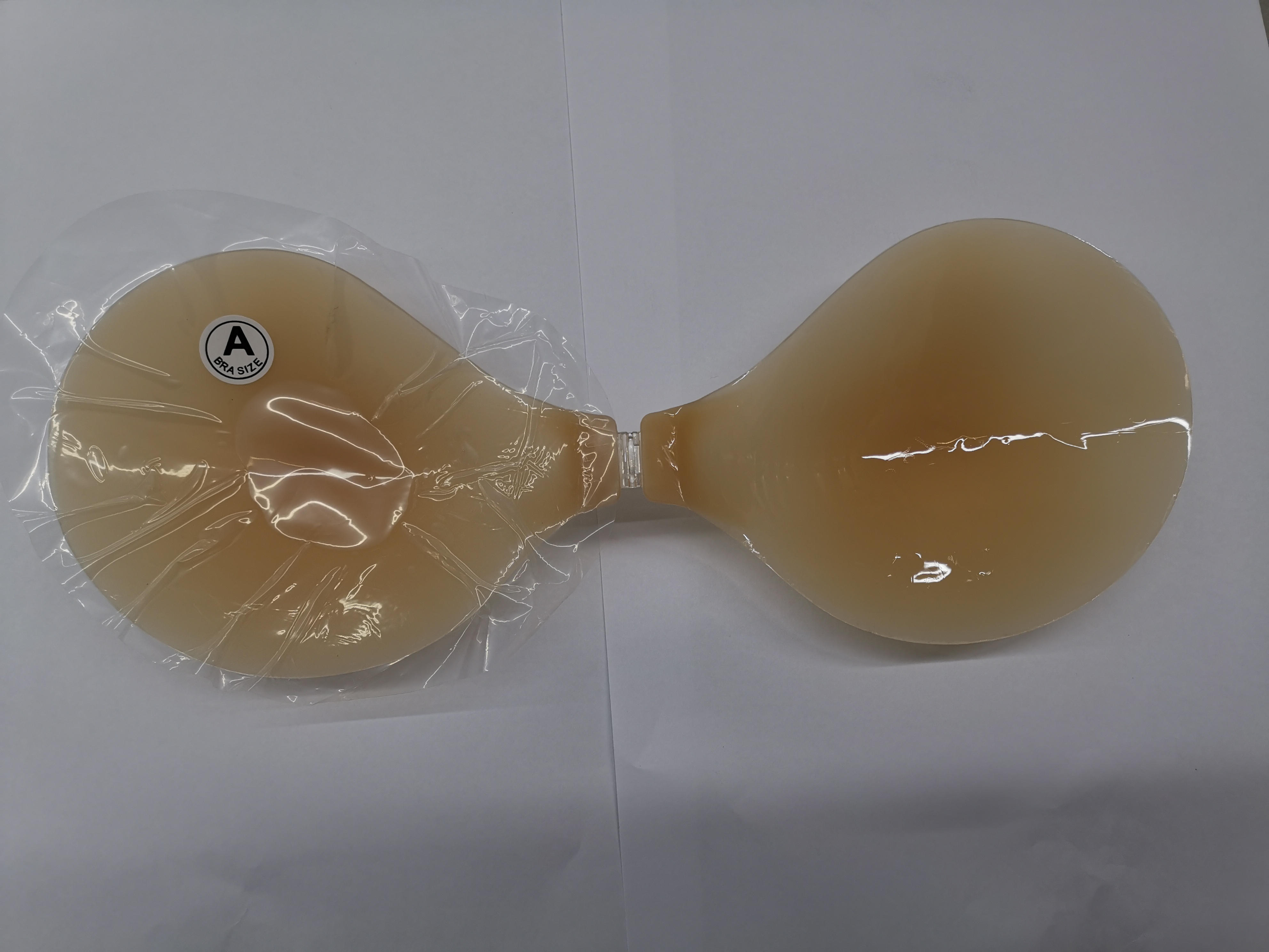 Strapless Women Skin tone Push Up Matte Adhesive Invisible Nipple Silicone Bra