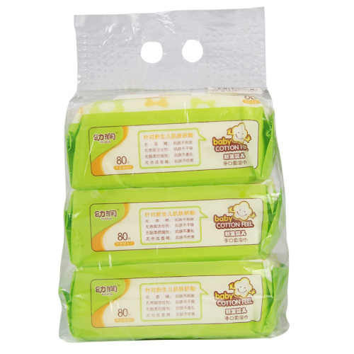 Scesso e neonato della pelle baby wipe