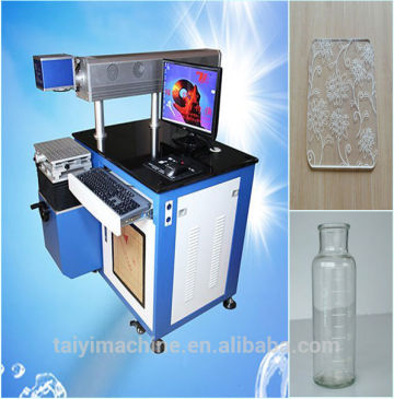 Taiwan Taiyi brand products laser printer for glass bottle with ce