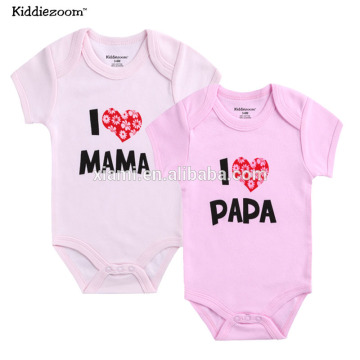 lastest low prise pure color different letter clothes for kids