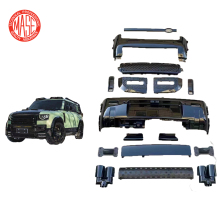 CZJF Body Kit - Land Rover Defender Rear Bumper Assembly with Tail Pipes Bracket