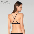 Bralette in pizzo triangolare senza bretelle da donna