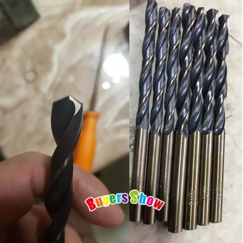 ผลิตภัณฑ์ด้านบน HSS-4241 Twist Drill Bit Set10 ชิ้นเหล็กความเร็วสูงที่มีพื้นดินสูงสำหรับโลหะ