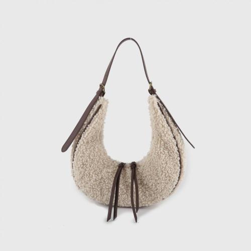 Faux Fur Shoulder Hobo Bags for Women