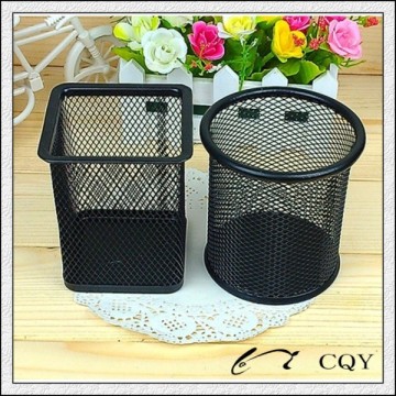 metal mesh desktop pencil cup