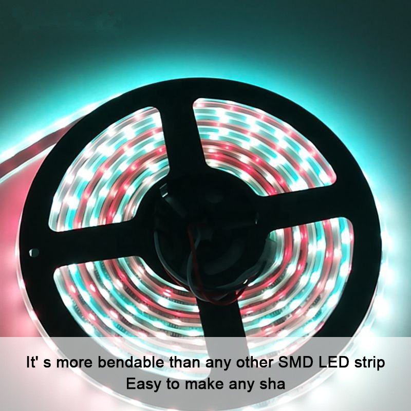 Hot sell SK6812 IC built-in RGB Led Strips 2812b 5V 5050 RGBW Addressable 30 Leds/m Pixel Digital Led Strips Lights