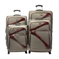 Ensemble de bagages souples en polyester design de mode avec PU