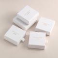 White Color Printed Drawer Gift Jewelry Box