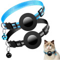 Birkways de collier de chat pour animaux de compagnie réglables en nylon réfléchissant à la mode